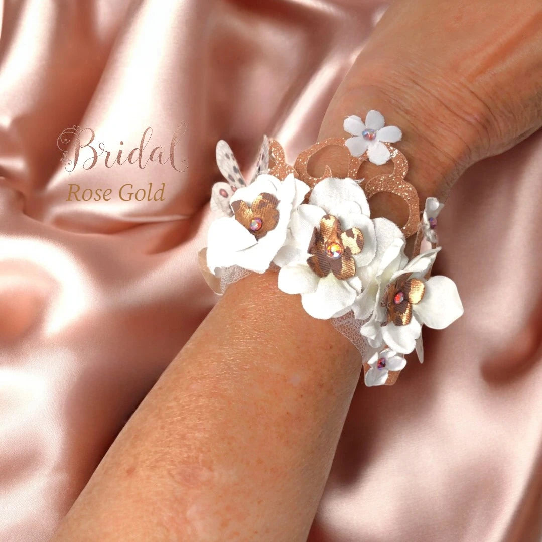 Elegant Bridal Bracelet – Timeless Wedding Jewelry for Brides "Bridal /Rose Gold"