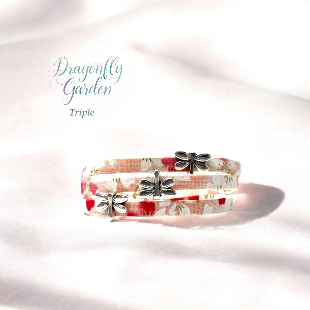 "Dragonfly Garden" Triple Wrap