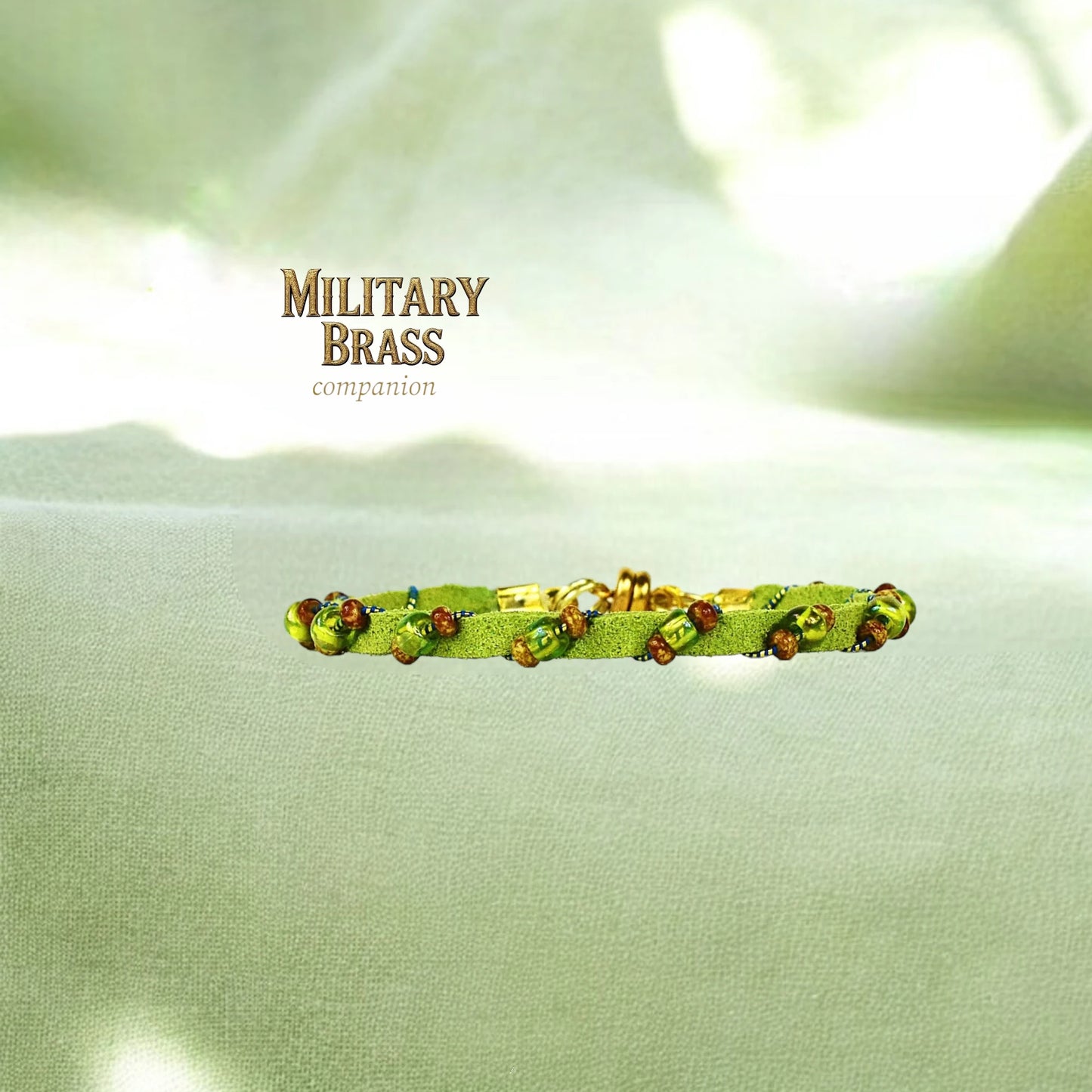 "MILITARY BRASS" Bracelet – A Bold Tribute to Strength and Service