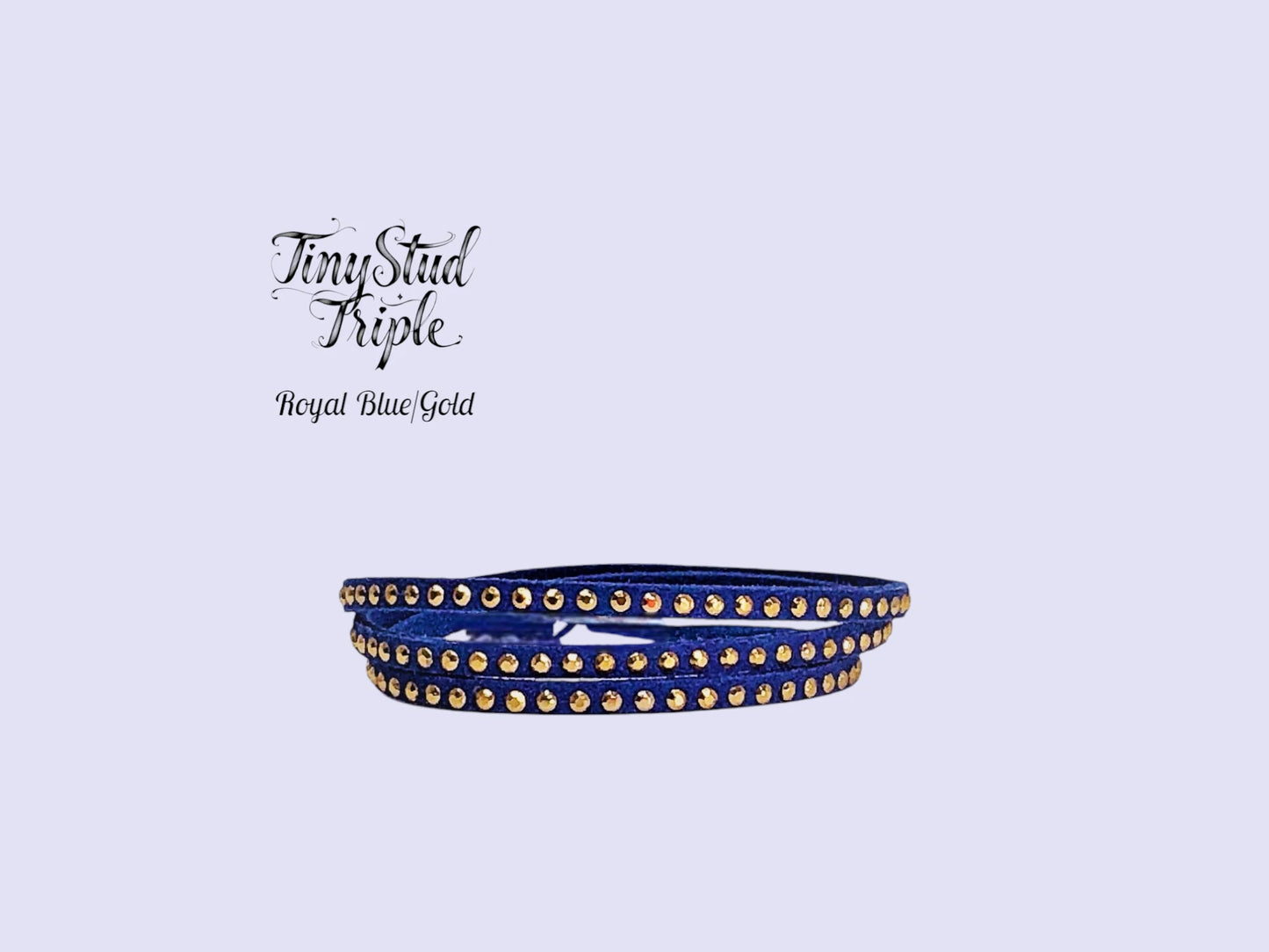 Tiny Stud Triple -Cold Colors