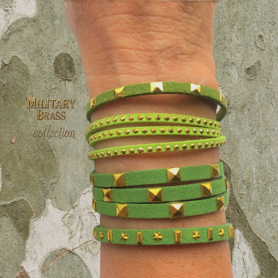 "MILITARY BRASS" Bracelet – A Bold Tribute to Strength and Service