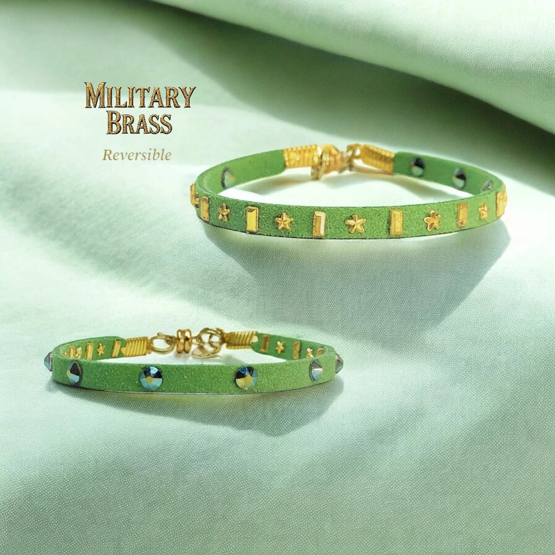"MILITARY BRASS" Bracelet – A Bold Tribute to Strength and Service