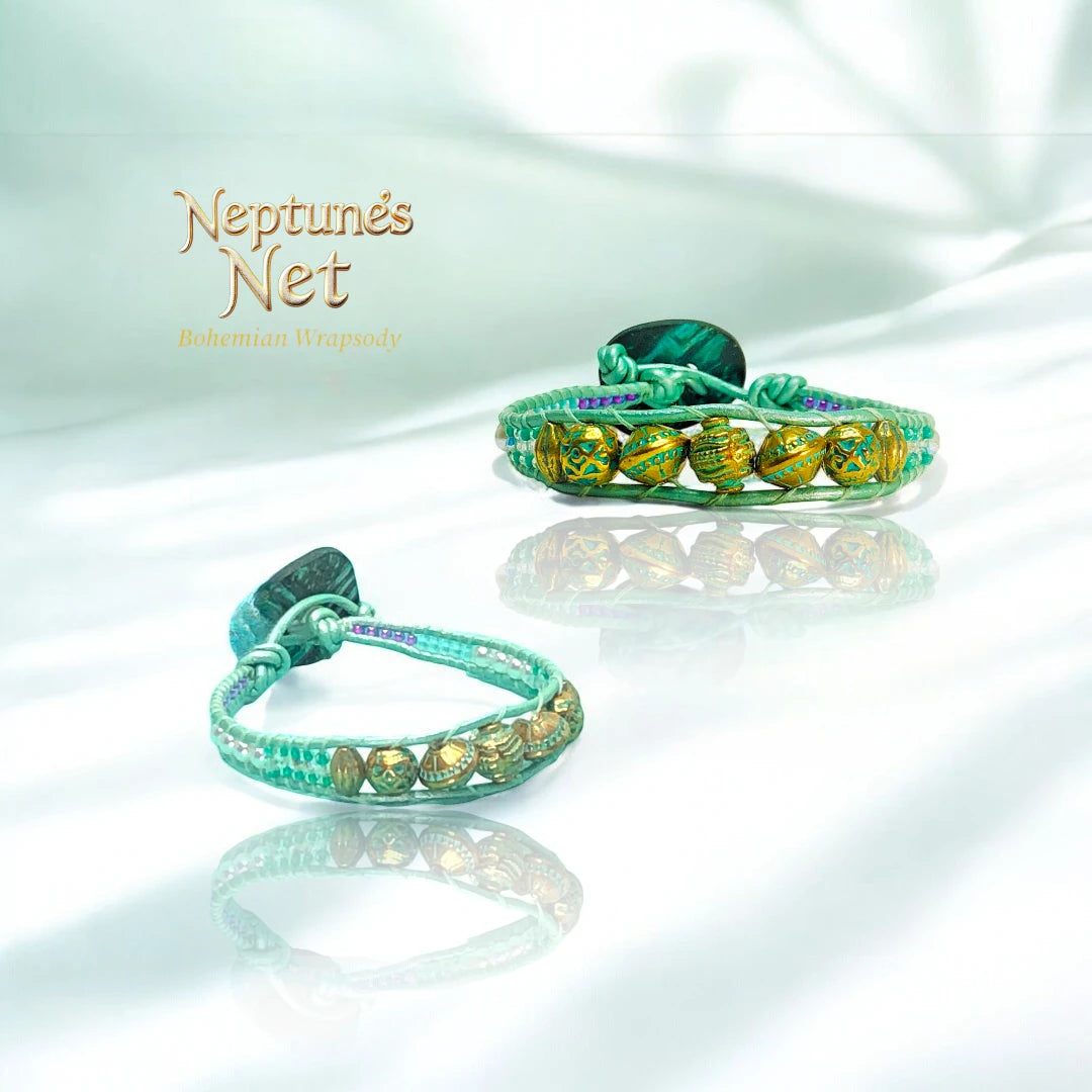 "NEPTUNES NET" Bracelet Collection – Ocean-Inspired Elegance