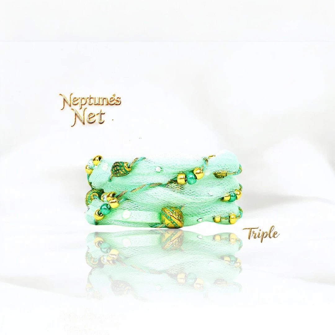 "NEPTUNES NET" Bracelet Collection – Ocean-Inspired Elegance