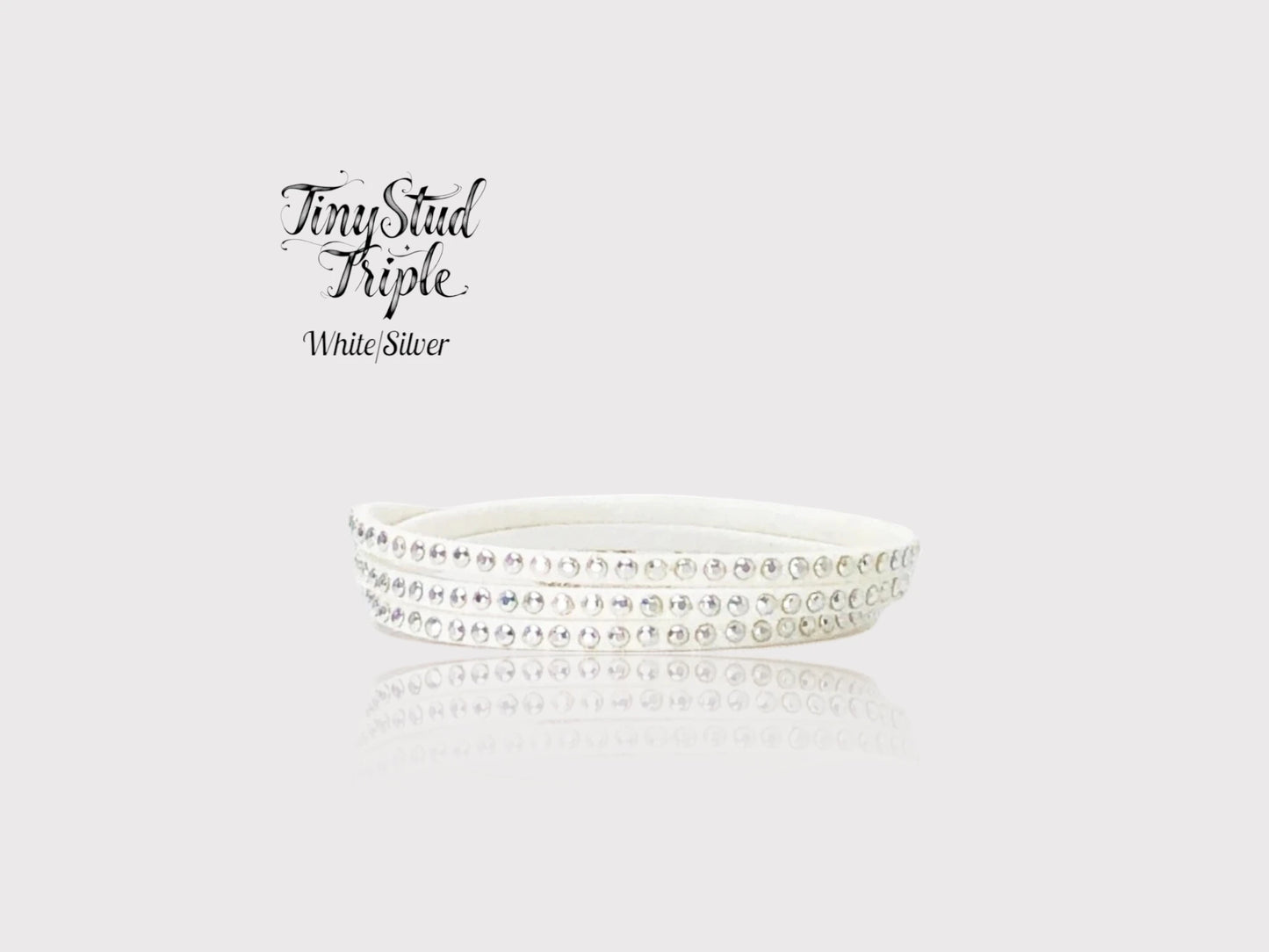 Tiny Stud Triple -Cold Colors