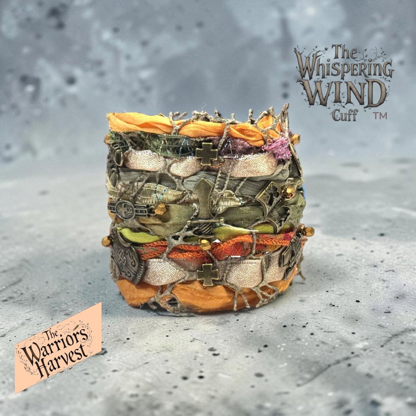 The Warrior's Harvest Autumn Bracelet- Whispering Wind Cuff