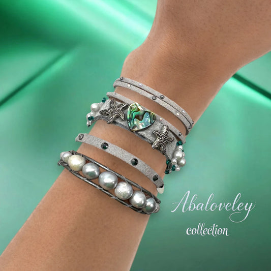Abalone Pearl Bracelets- Creations by La Belle-"Abalovely"