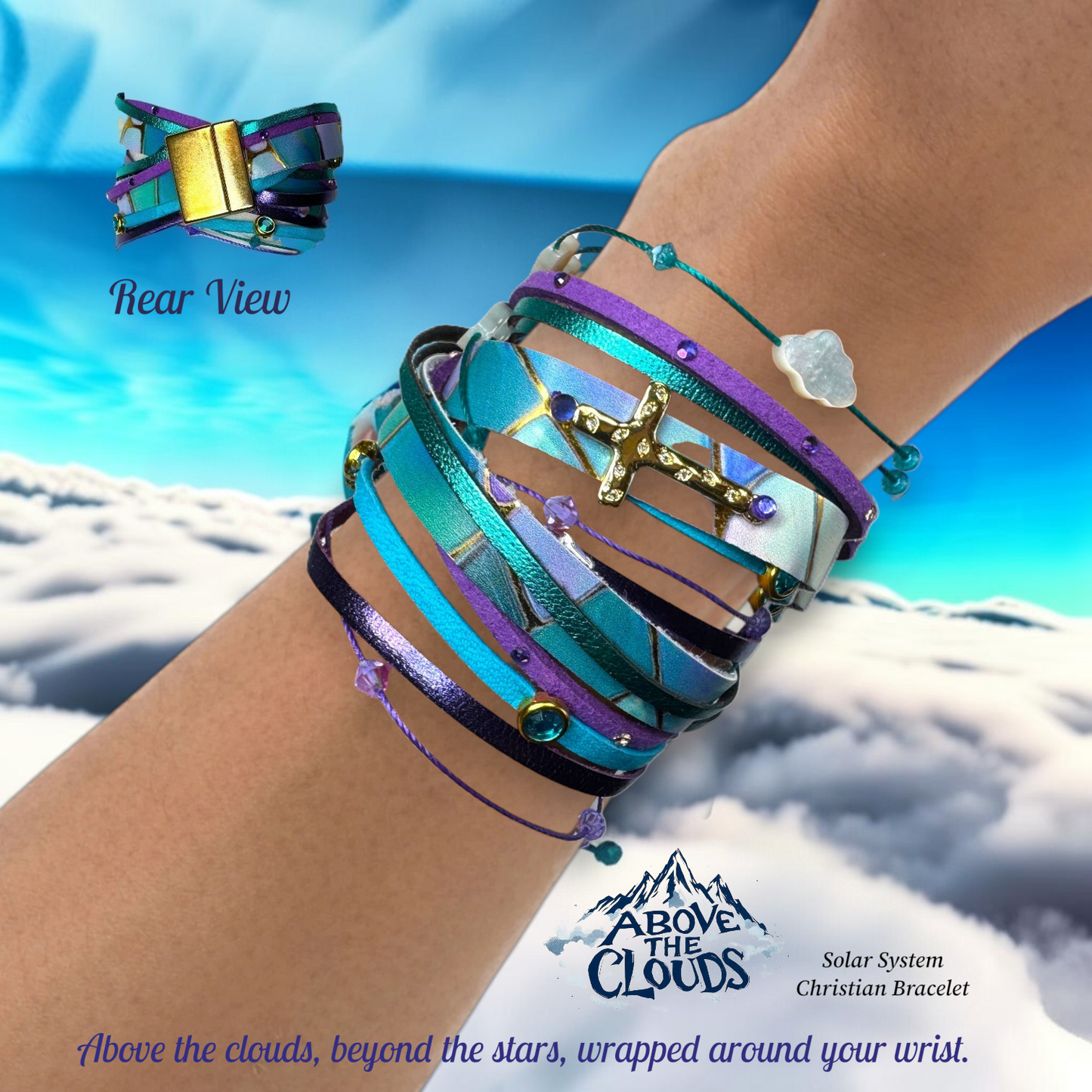 Above the Clouds Solar System Bracelet