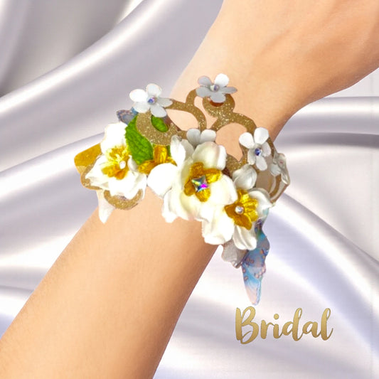 Elegant Bridal Bracelet – Timeless Wedding Jewelry for Brides "Bridal Gold"