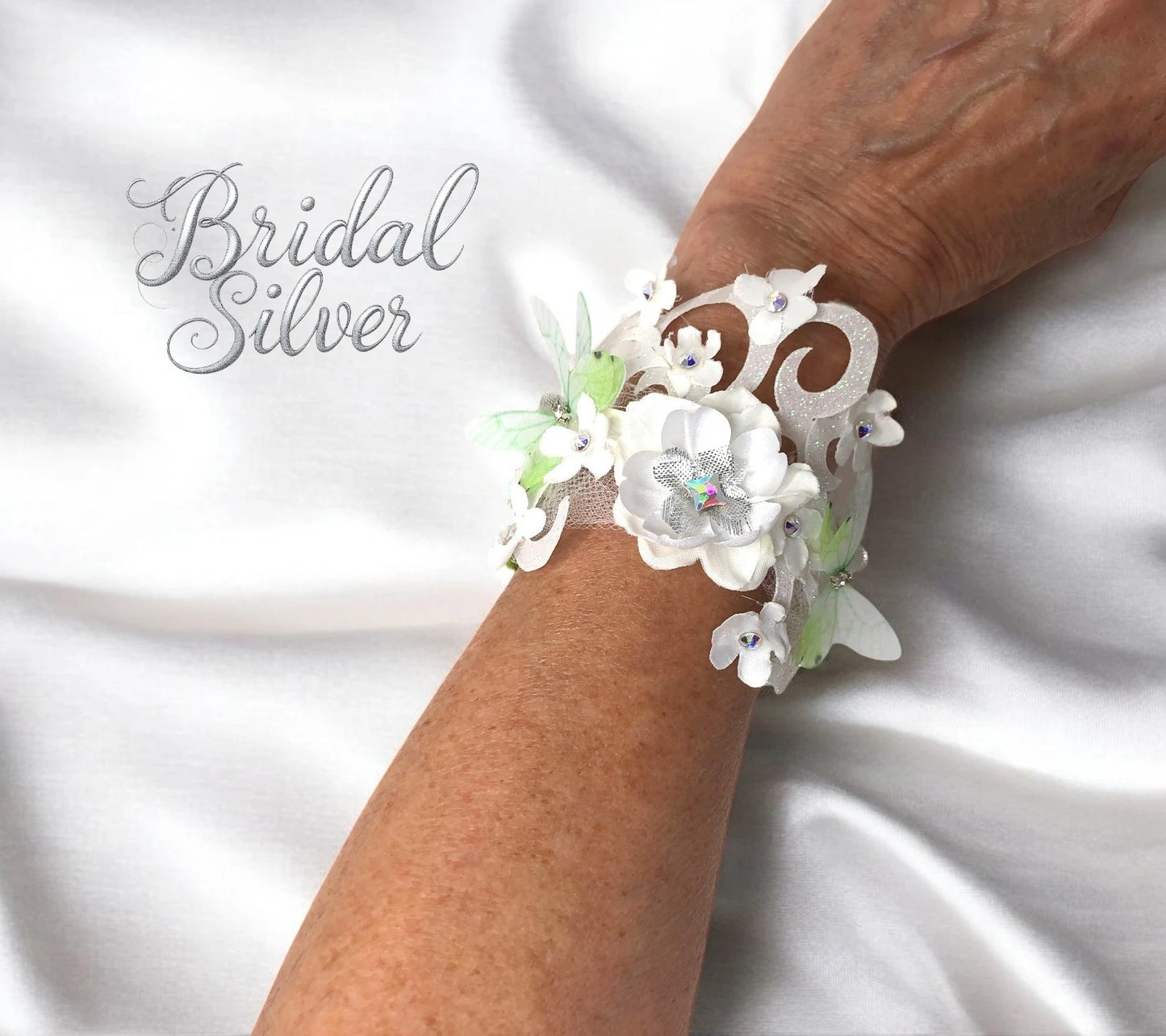 Elegant Bridal Bracelet – Timeless Wedding Jewelry for Brides /Silver