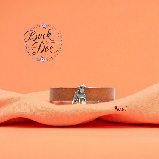Buck & Doe Leather Bracelet