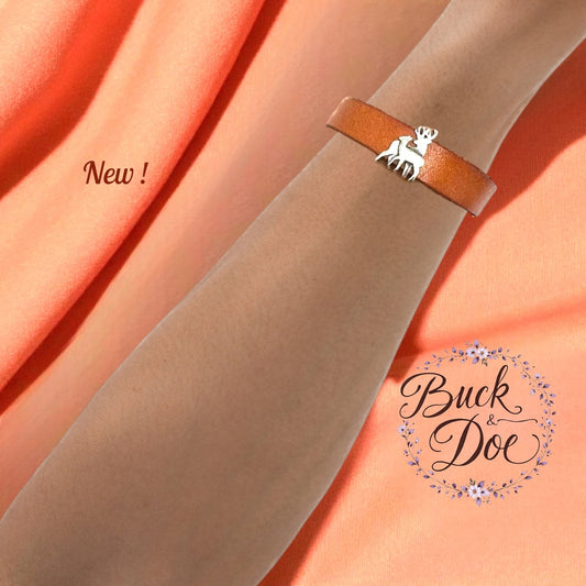 Buck & Doe Leather Bracelet