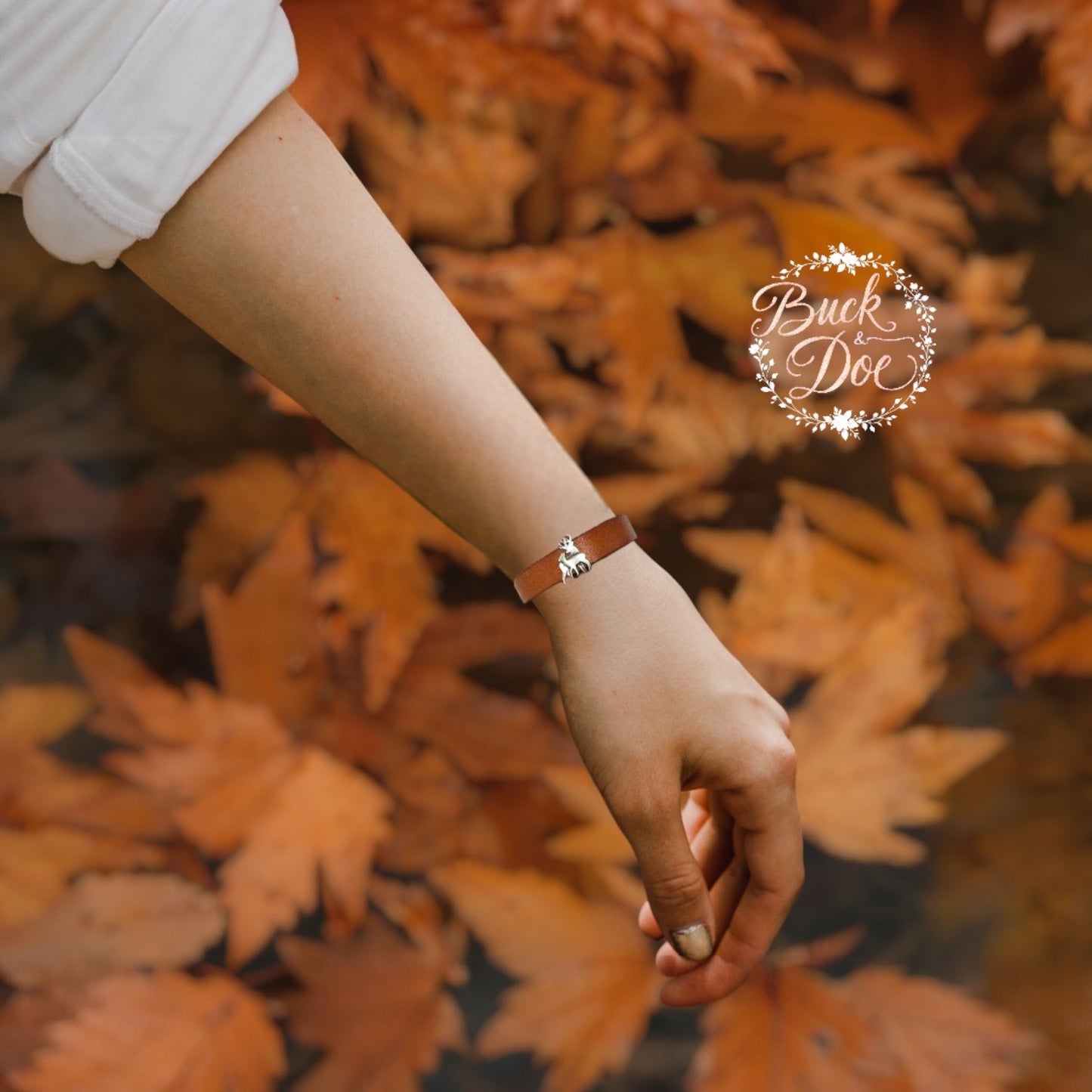 Buck & Doe Leather Bracelet