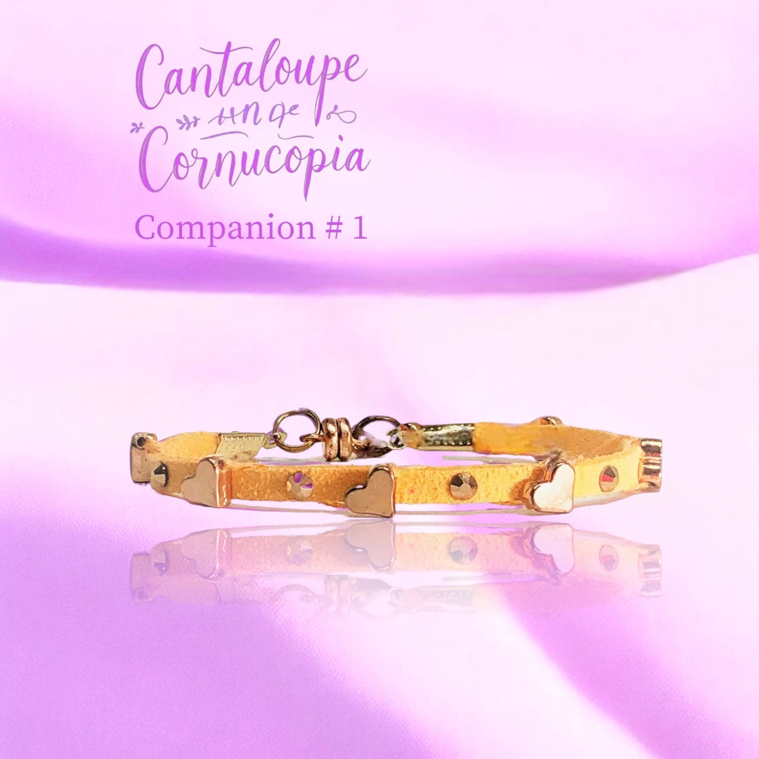 Austrian Crystal Bracelet -  "CANTALOUPE CORNUCOPIA"