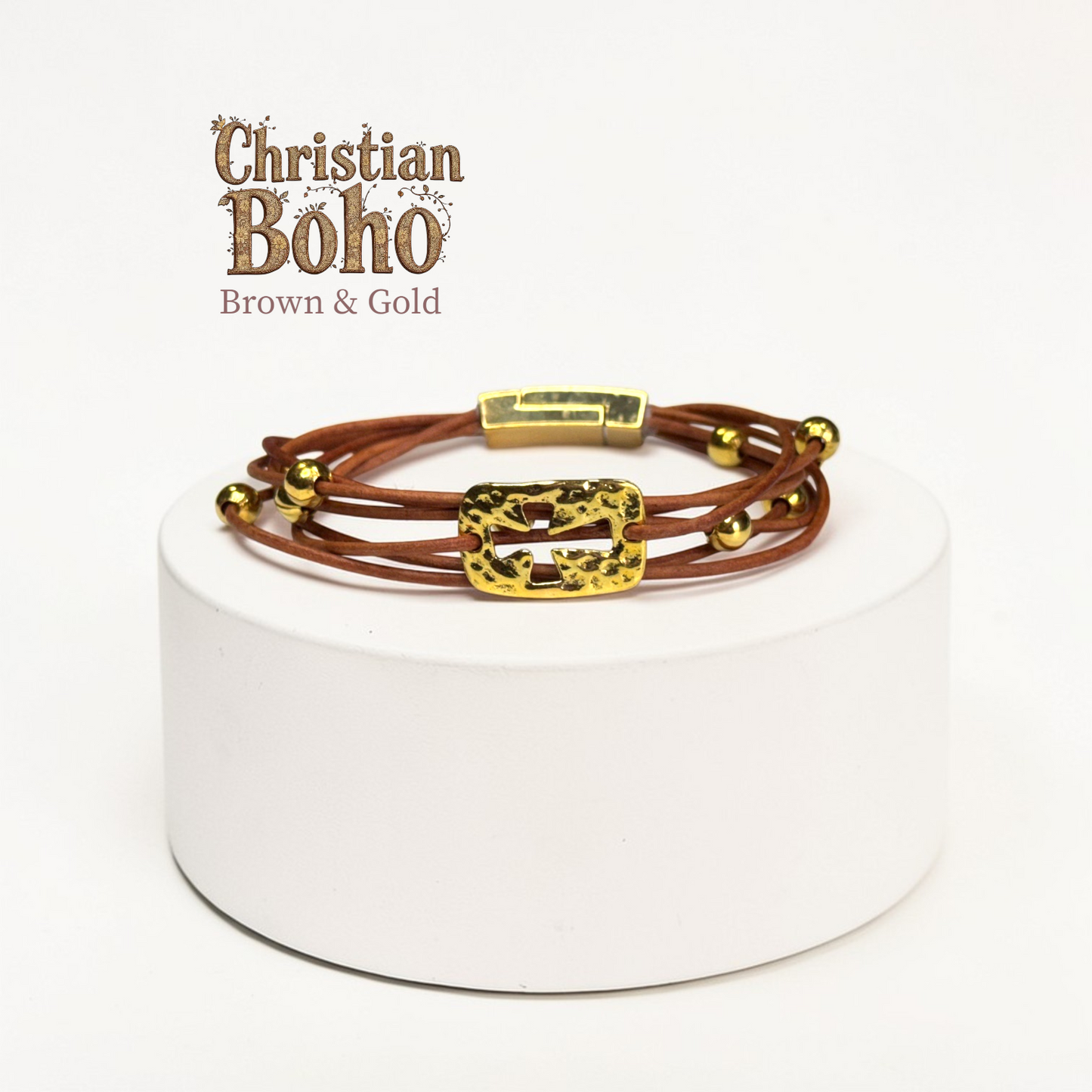 Christian Boho- Bown & Gold