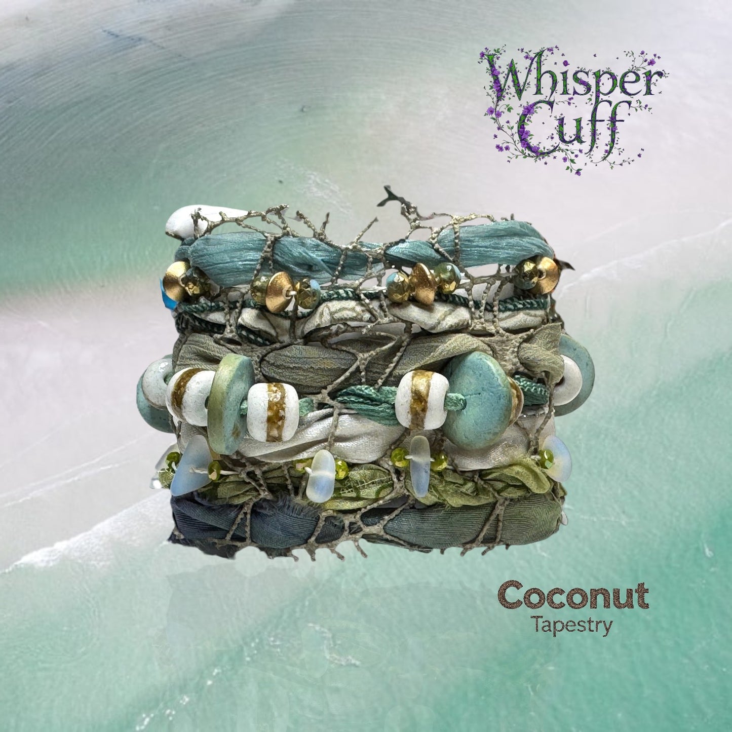 Whisper Cuff-Coconut Tapestry