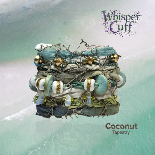 Whisper Cuff-Coconut Tapestry