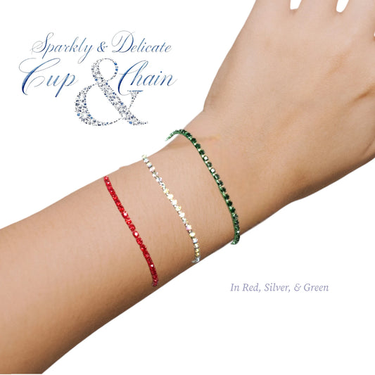 Sparkly & Delicate Cup Chain