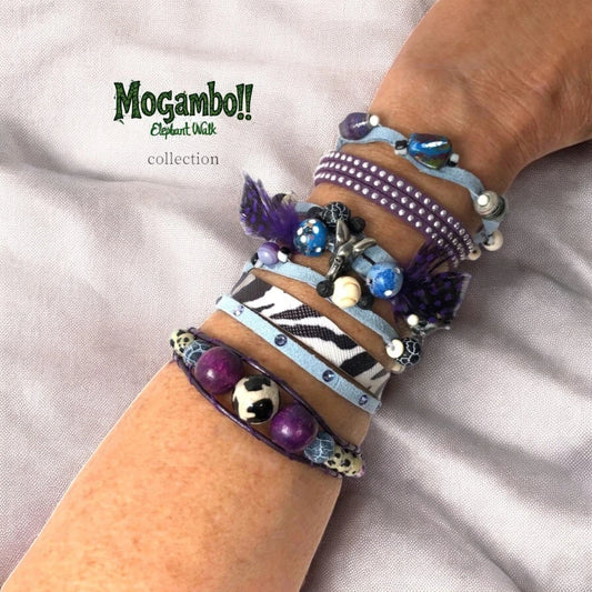 African Beads Mogambo Bracelets – "ELEPHANT WALK" Handmade Chic Wrap bracelets