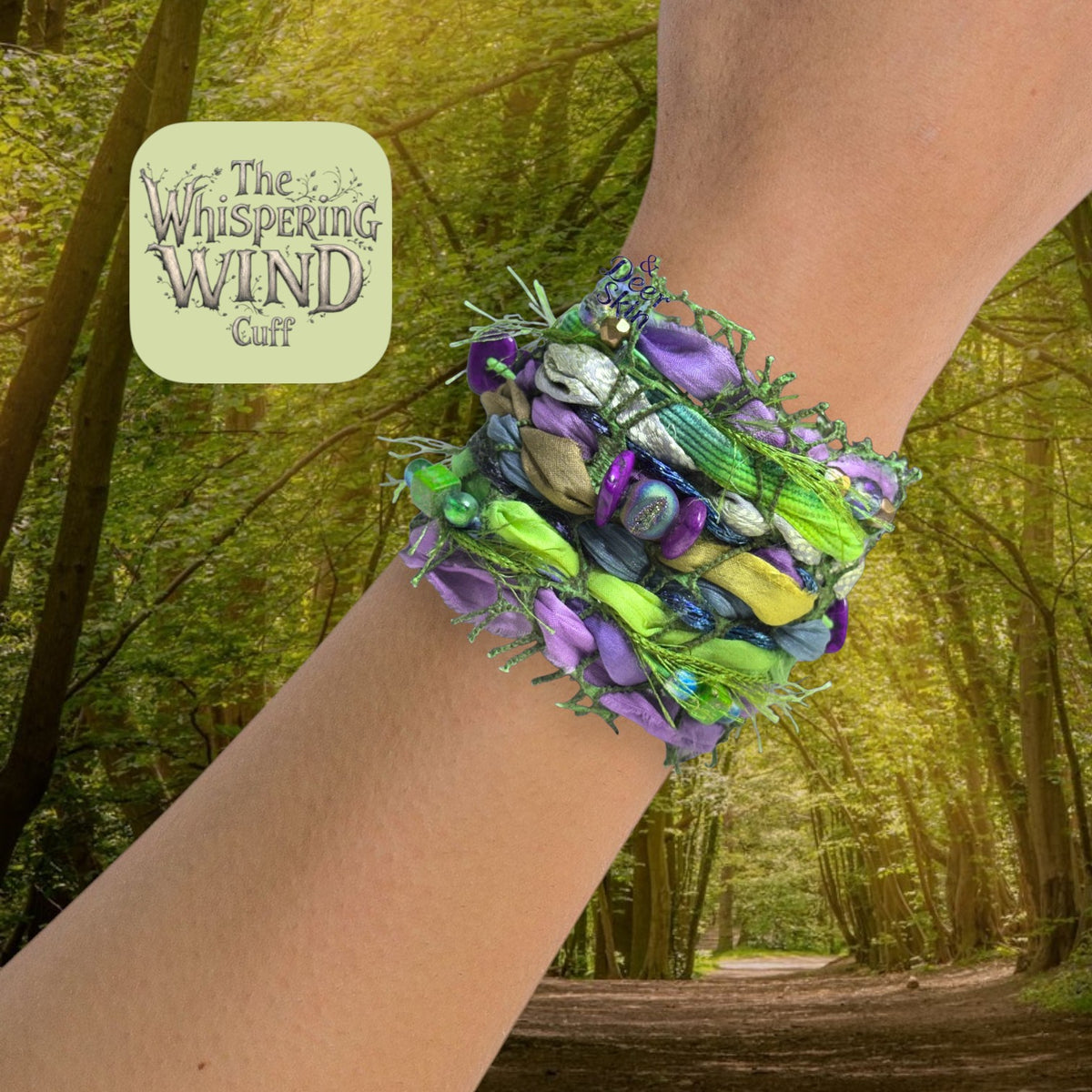 Whispering Wind Cuff "Woodland Grape"