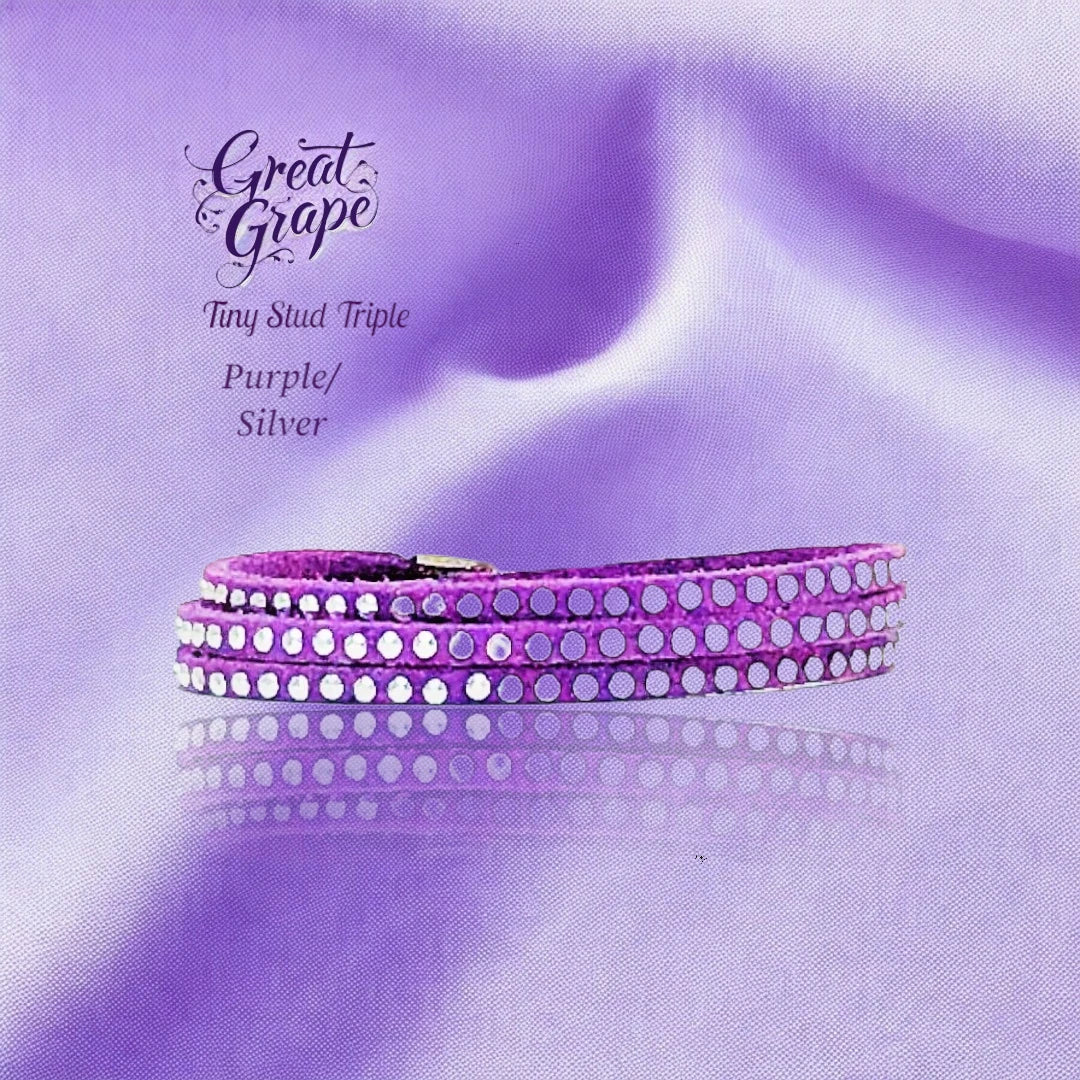 Purple Bracelet – "Great Grape" Collection – Elegant & Playful Charm