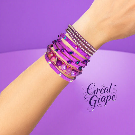 Purple Bracelet – "Great Grape" Collection – Elegant & Playful Charm