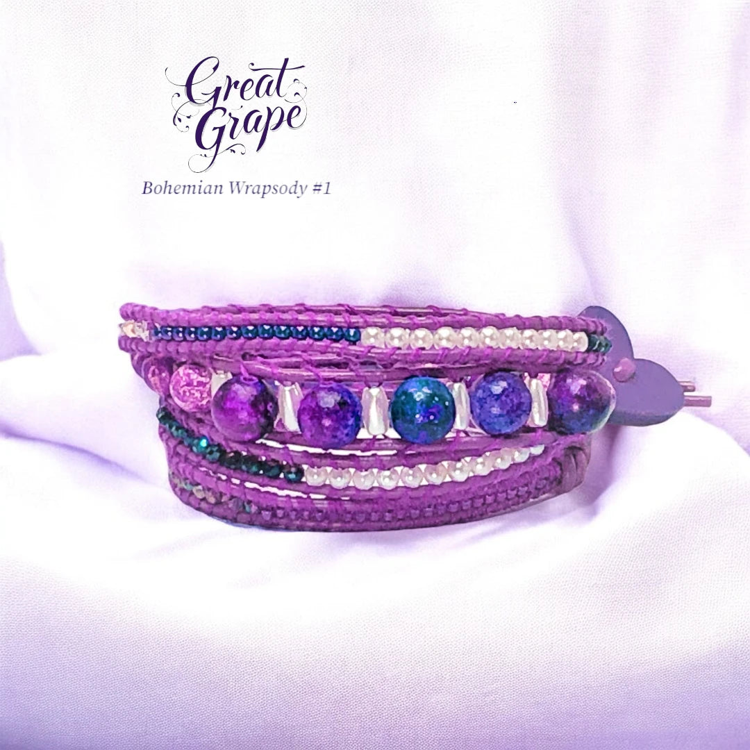 Purple Bracelet – "Great Grape" Collection – Elegant & Playful Charm