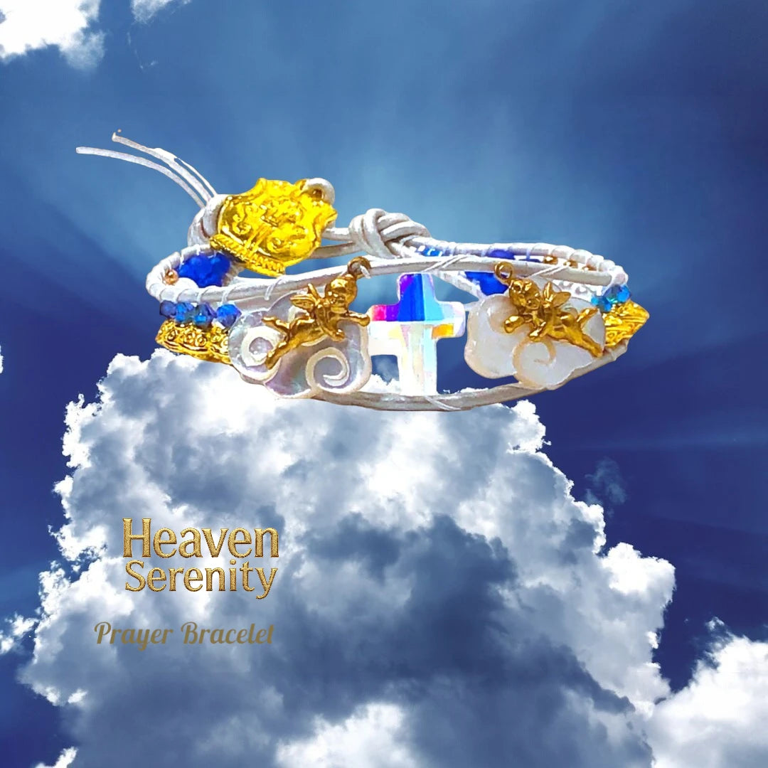 Heavenly Serenity Prayer Bracelet – A Divine Symbol of Faith and Peace