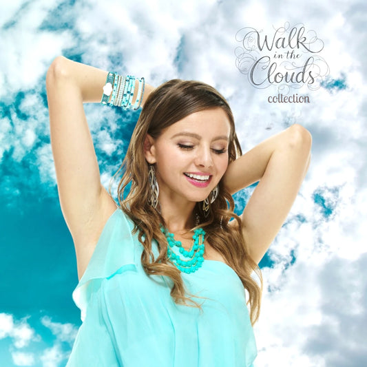 Handmade Bracelet – "WALK IN THE CLOUDS" Collection – Ethereal Elegance