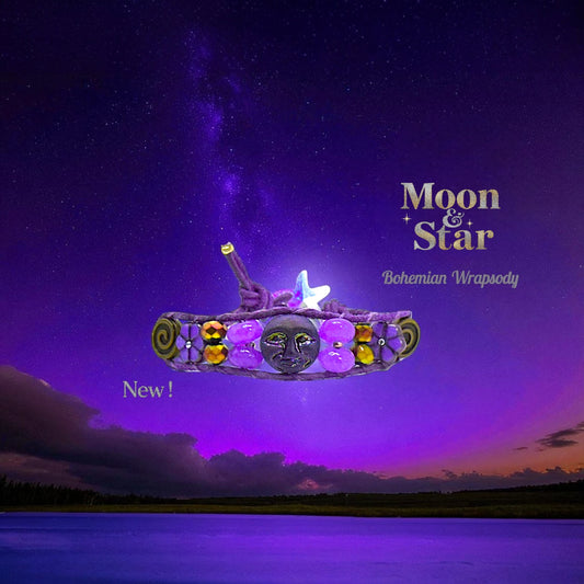 Moon & Star Bohemian Wrapsody Bracelet