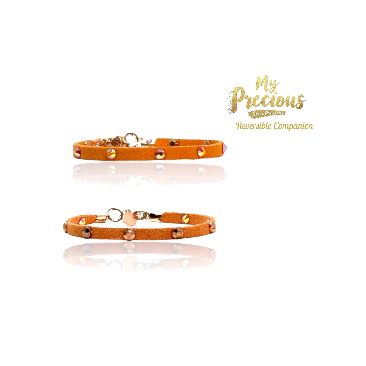 My Precious- Semi Precious and Suede Bracelet Collection -Amber