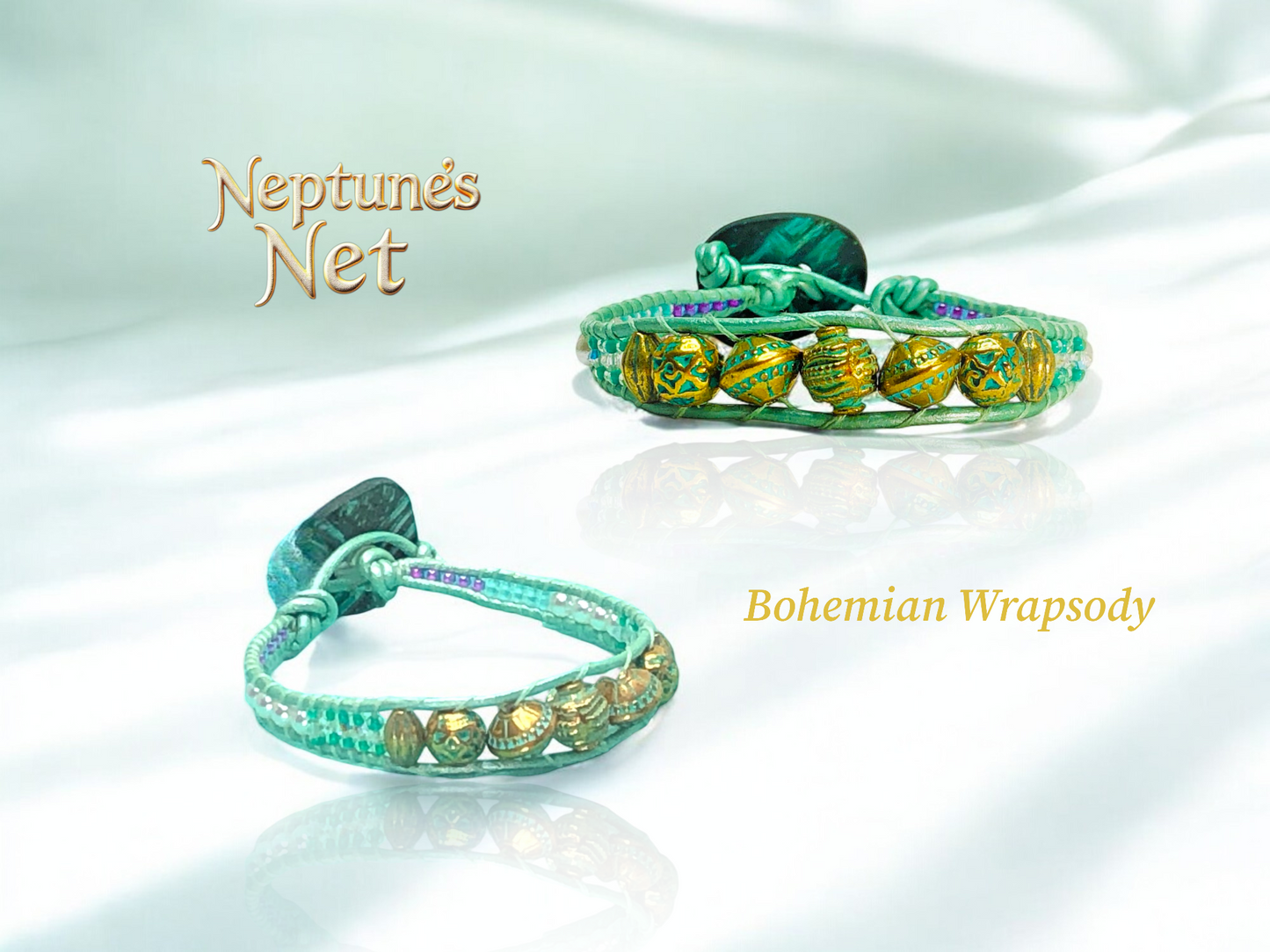 "NEPTUNES NET" Bracelet Collection – Ocean-Inspired Elegance