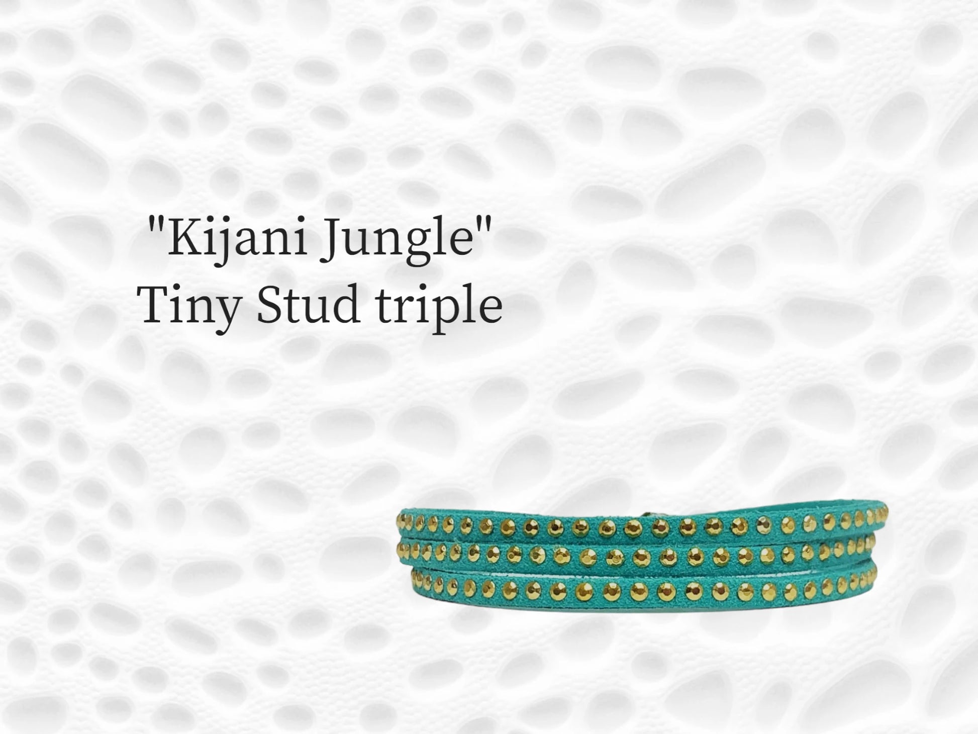 Magambo Kijani Jungle Tiny Stud Triple $16.99