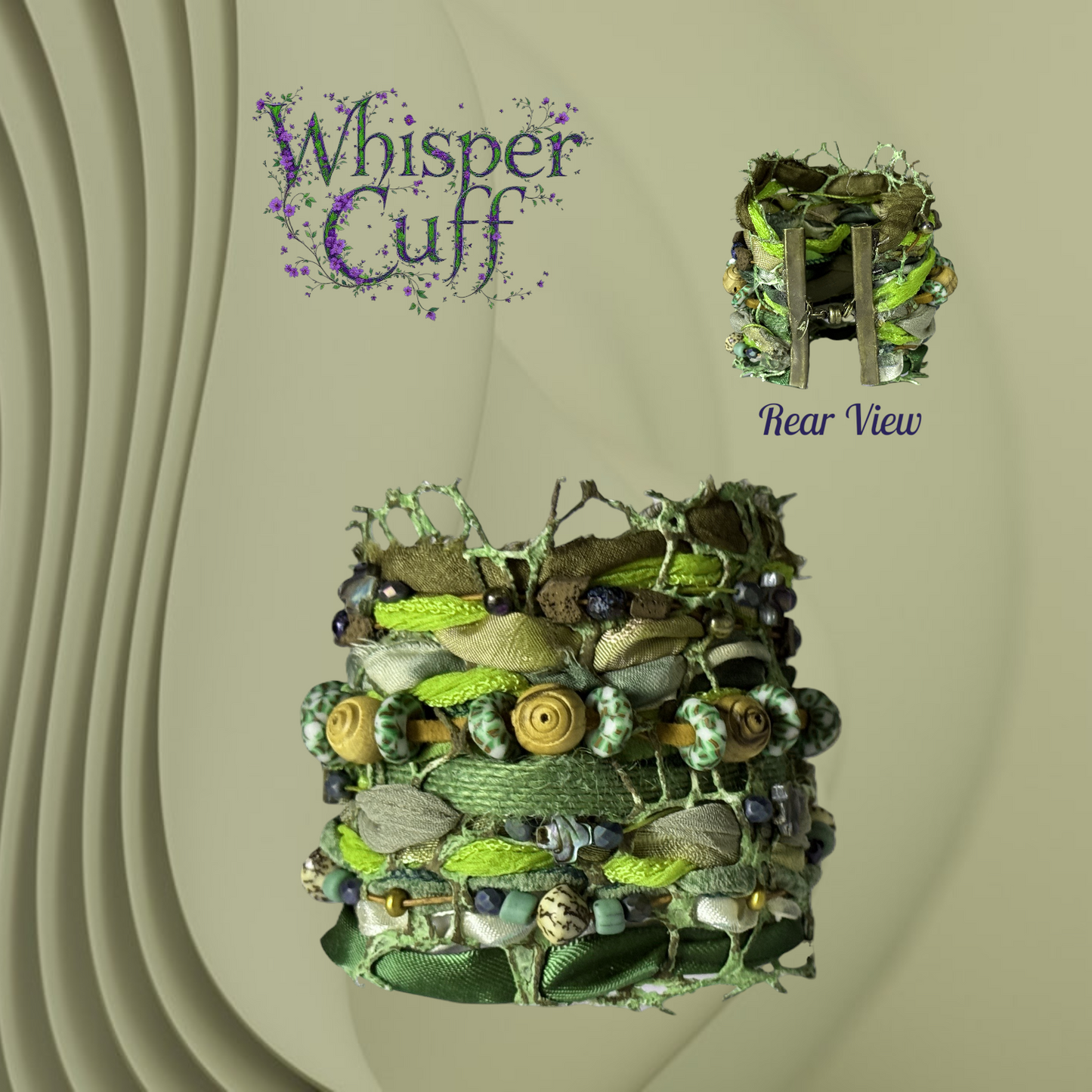 Whisper Cuff "Olivewood Orchard"