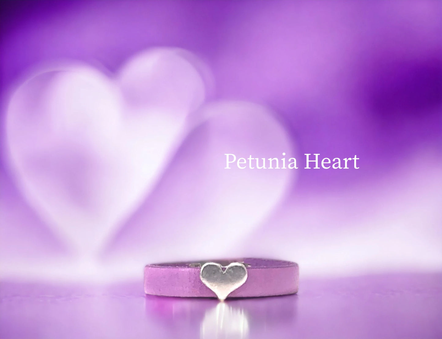 The Petunia Heart is simple and elegant with a touch of whimsey. Lilac Genuine Leather with a volupsuous Silver Heart Focal -magnet closure. $25