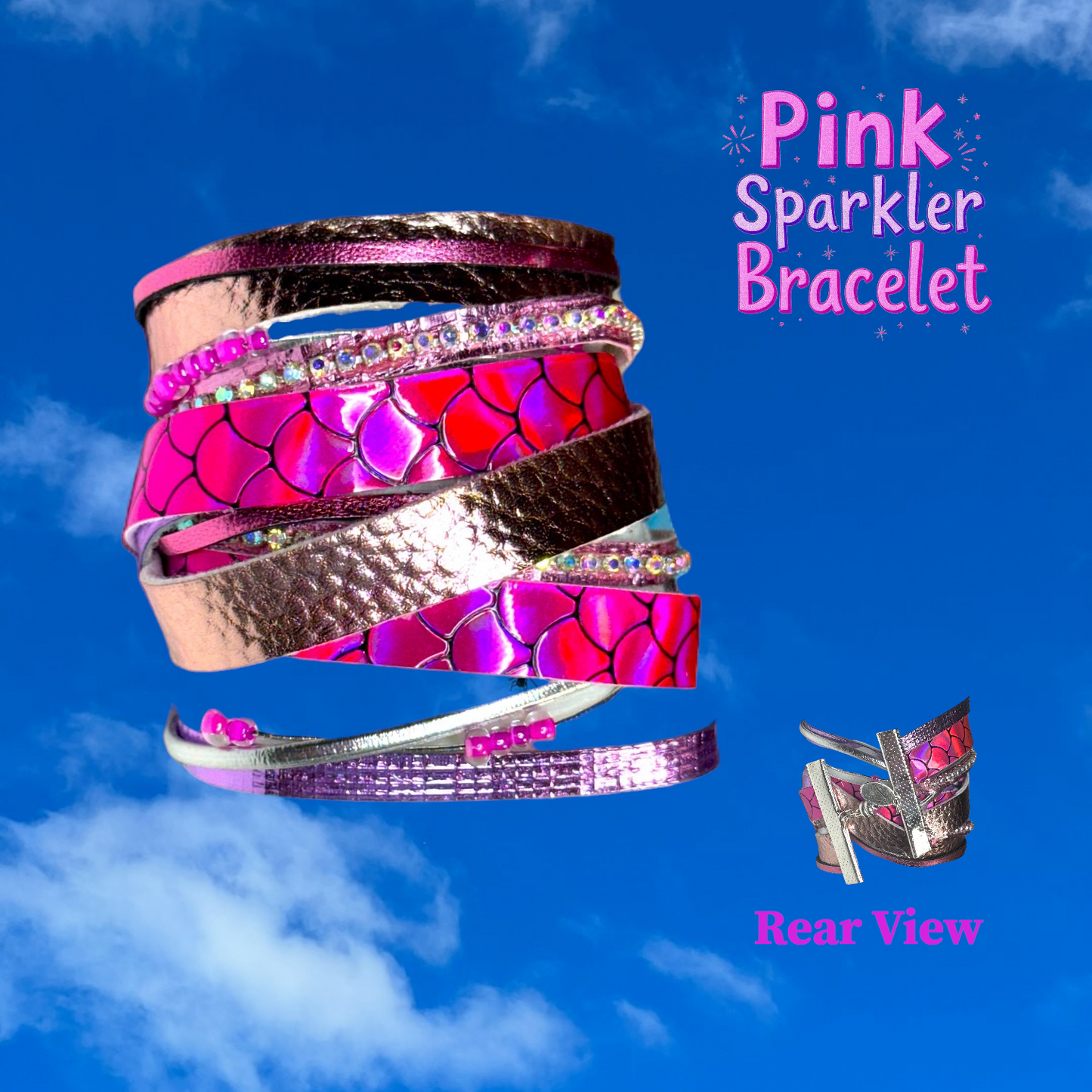 Pink Sparkler Bracelet