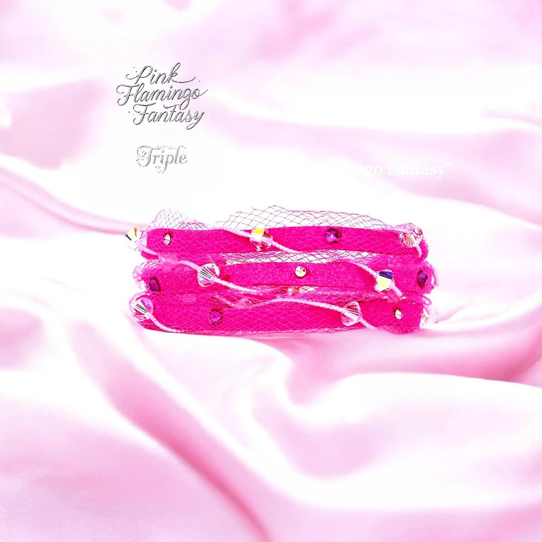 "PINK FLAMINGO FANTASY" Bracelet Collection