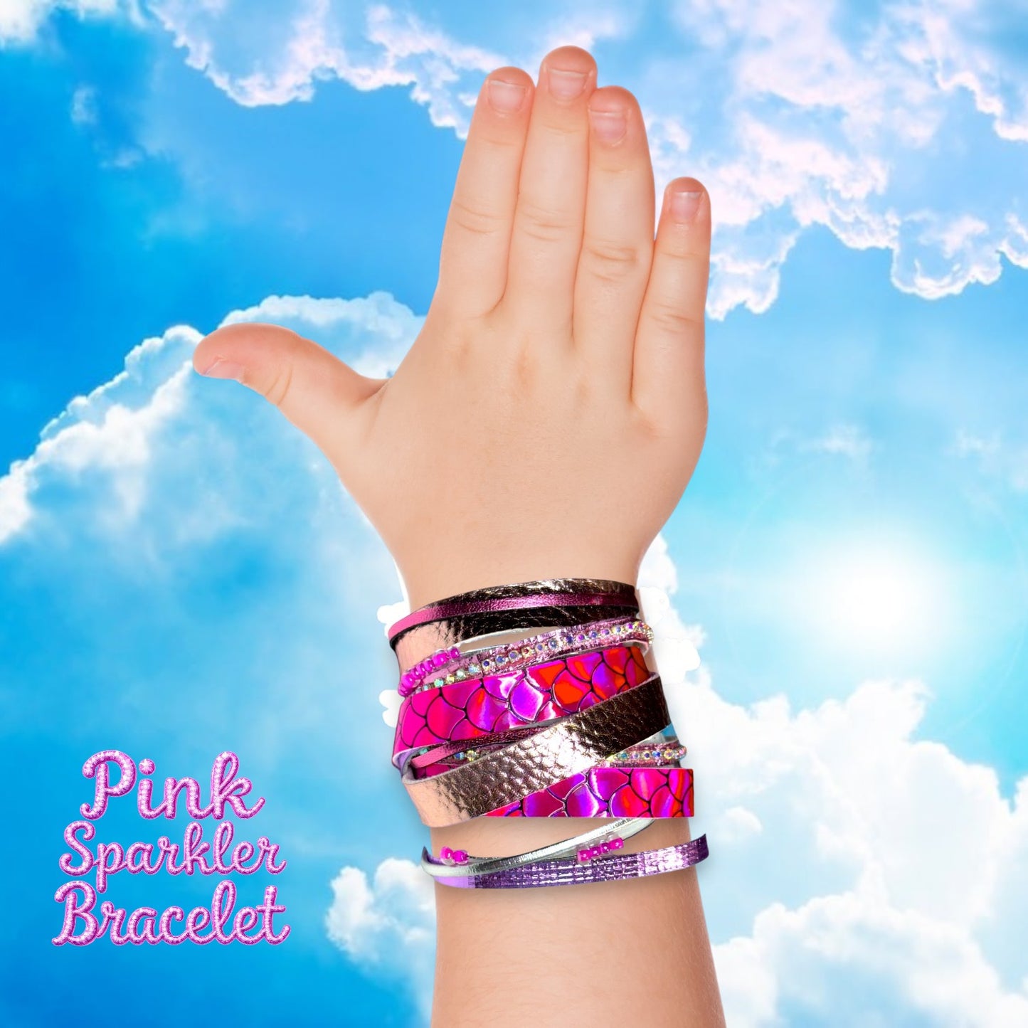 Pink Sparkler Bracelet