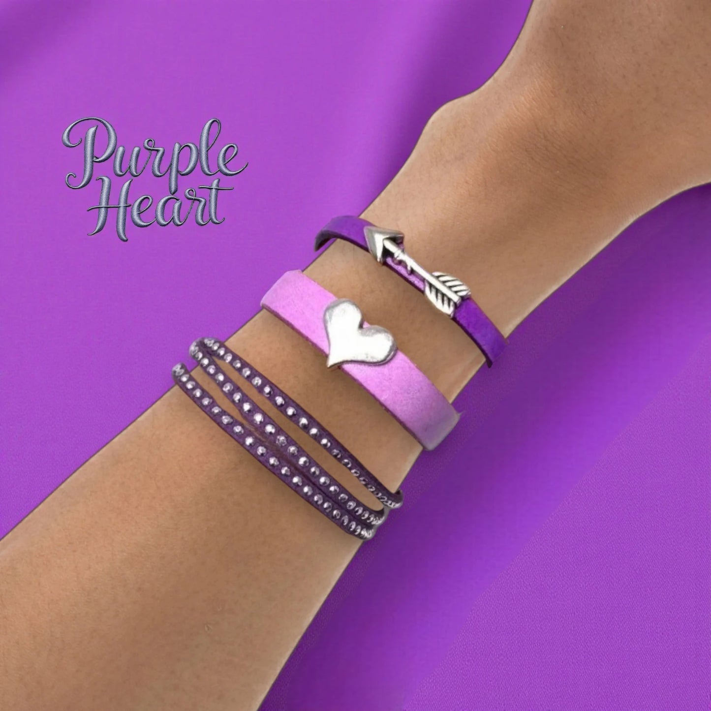 The Purple Heart Bracelet Collection
