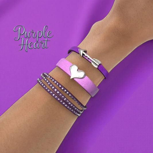 The Purple Heart Bracelet Collection