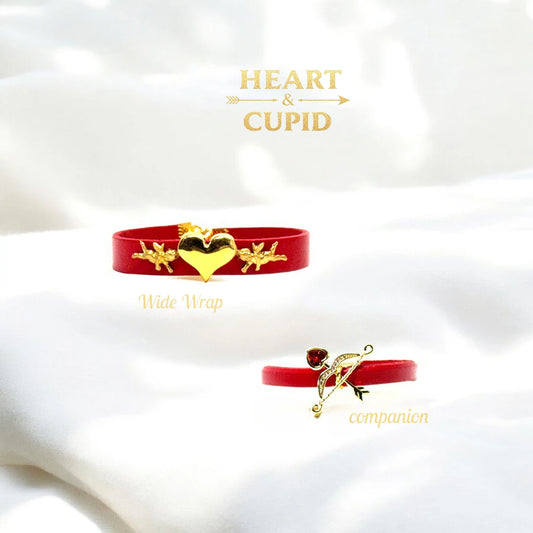 Gold Cupid with Arrow Valentine Bracelet Collection