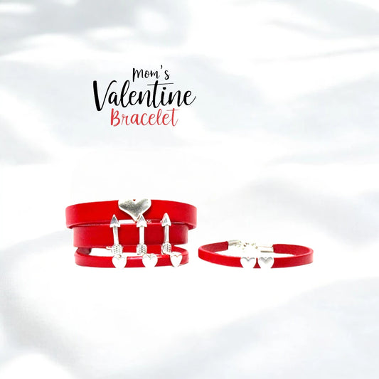 Moms Valentines Day Gift Set – Love and Heartfelt Bracelets