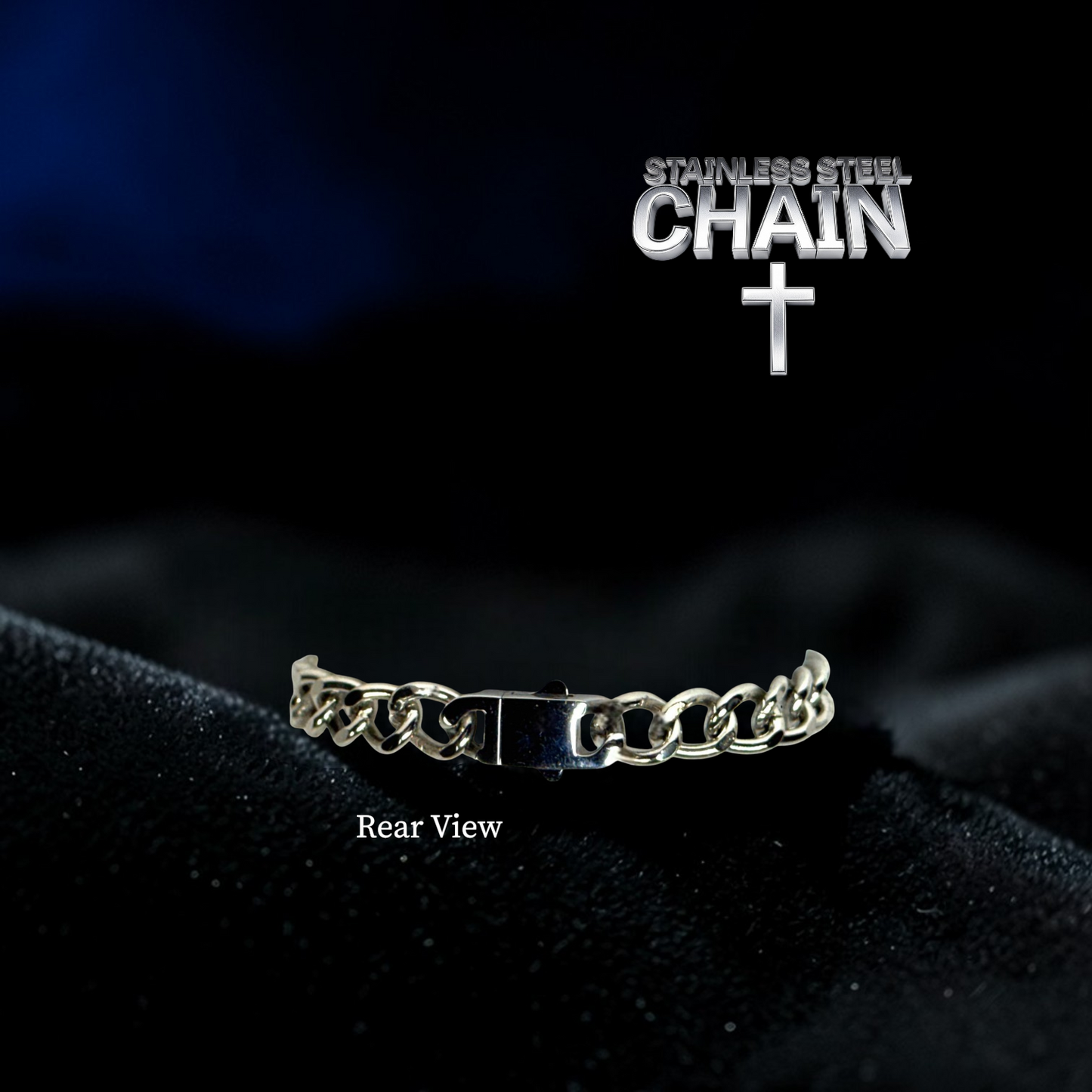 Men's Cross Stainless Steel Bracelet