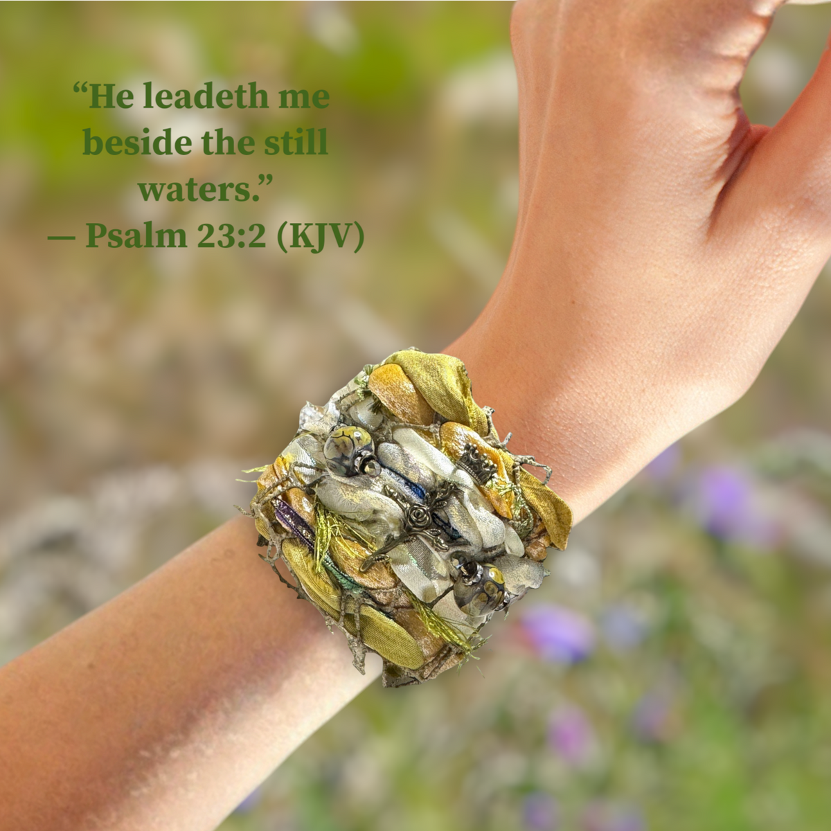 "Still Waters" Whispering Wind Cuff | Peace & Promise Collection