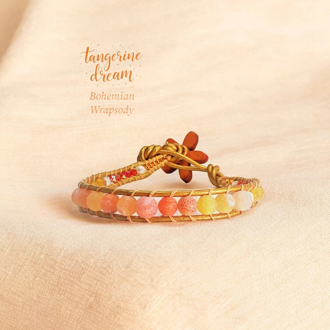 Tangerine Bracelet – Vibrant, Fresh, and Playful Elegance