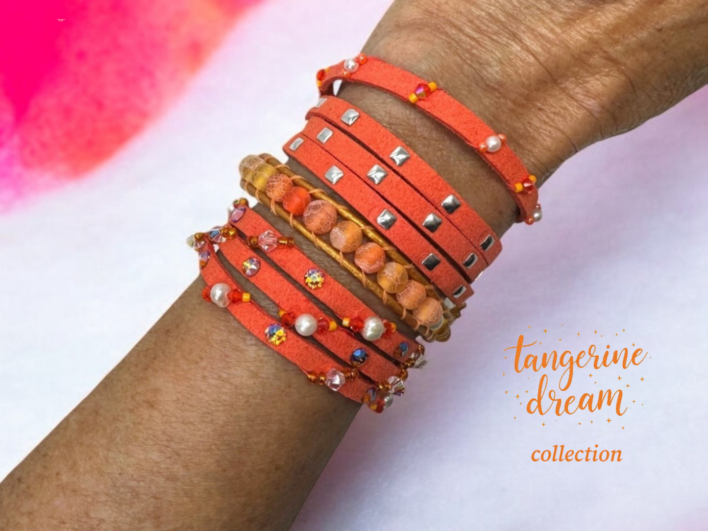 Tangerine Bracelet – Vibrant, Fresh, and Playful Elegance