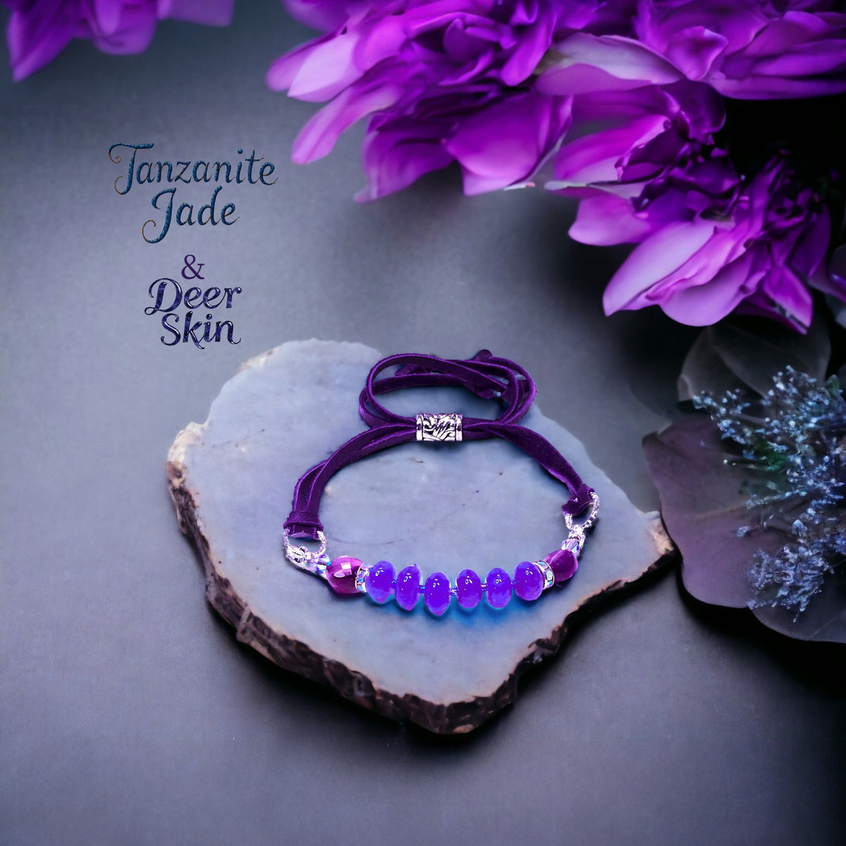 Tanzanite Jade Bracelet