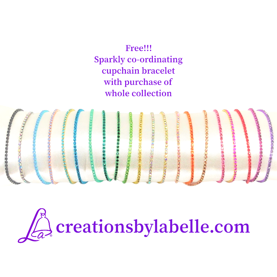 My Precious Semi Precious and Suede Bracelet Collection- Deep Purple