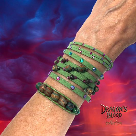 Dragons Blood Bracelet – Bold & Mystical Jewelry by Creations By La Belle