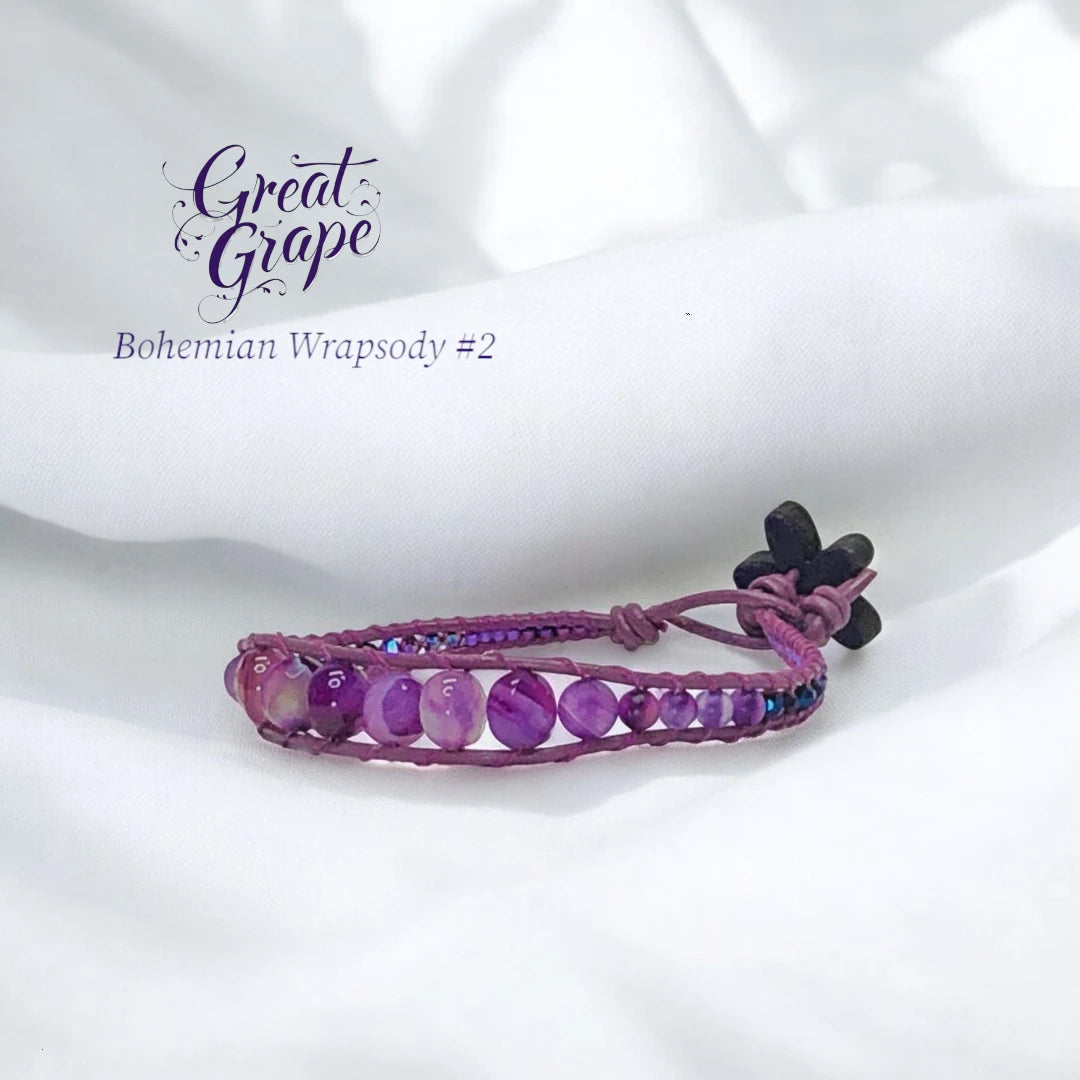 Purple Bracelet – "Great Grape" Collection – Elegant & Playful Charm